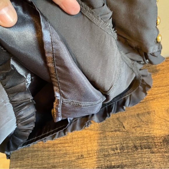 Vintage Milly of New York Silk Ruffle Dress Fully Lined - Picture 6 of 7